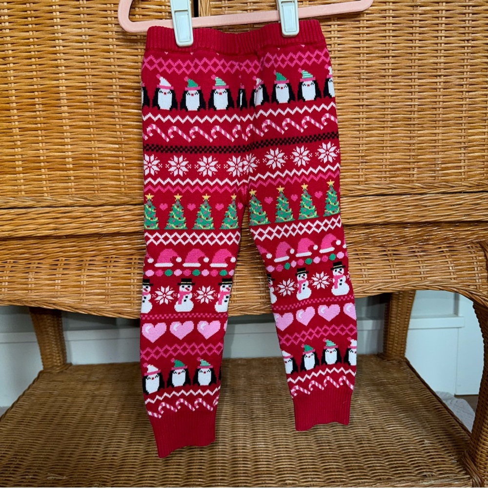 The Children's Place Christmas thick knit pants - Picture 4 of 8